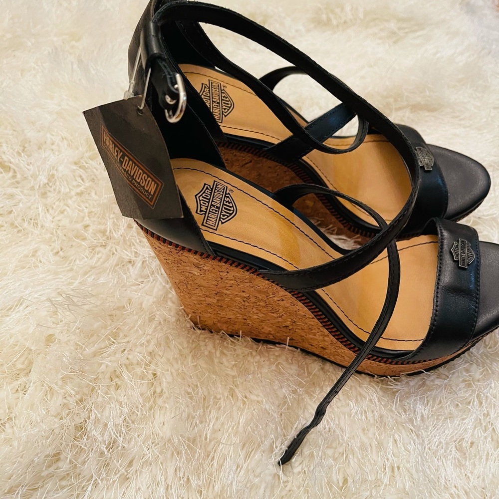 Harley Davidson women wedge sandles